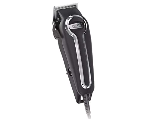 WAHL Clipper Elite Pro High Performance Haircut Kit for Men with Hair Clippers, Secure fit Guide Combs with Stainless Steel Clips by The Brand Used by Professionals. #79602