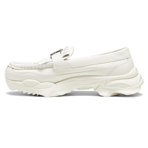 PUMA Mens Palomo Nitefox Loafer Slip On Moc Toe Dress Dress Shoes - White - Size 7 M3