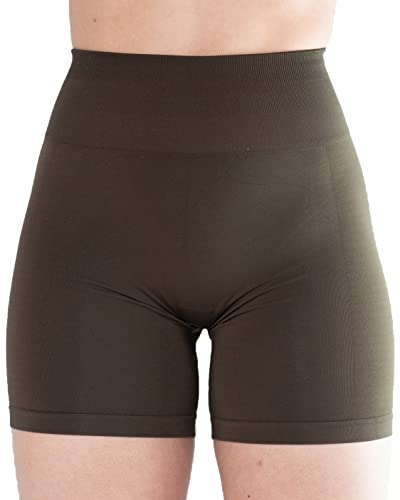 Image of AUROLA Intensify Workout Shorts for Women Seamless Scrunch Short Gym Yoga Running Sport Active Exercise Fitness Shorts