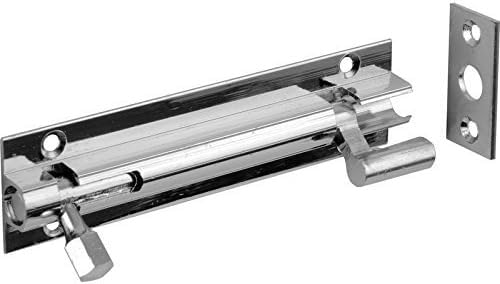 Generic Chrome Door Bolt 100mm Necked M5