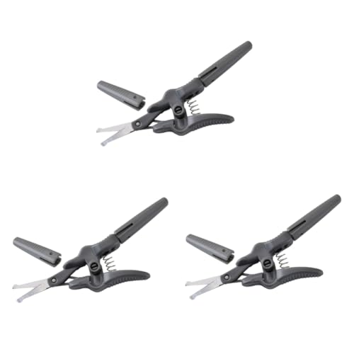 Beatifufu 3pcs Facial Scissors for Women Eyebrow Scissor Set Hair Cutting Scissors Men's Beard Grooming Scissor Stainless Steel