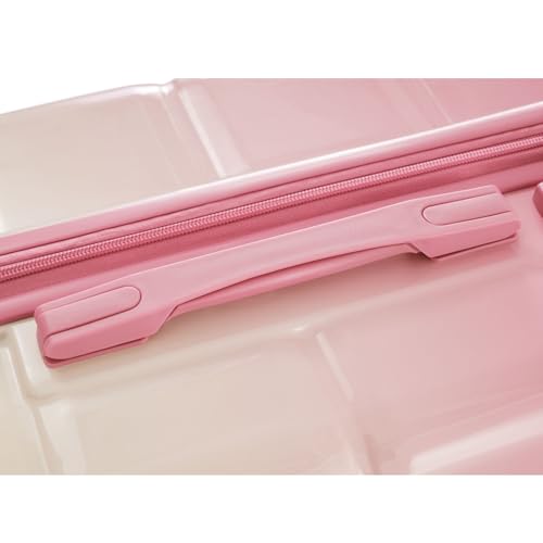 Stylish Pink Luggage Set of 3-20-Inch Carry-On with USB Port, Airline Approved Hard Shell Suitcase, Durable ABS+PC Material, 360-Degree Spinner Wheels4