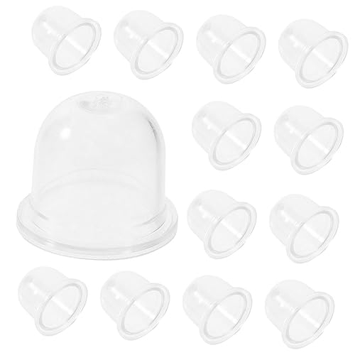 Veemoon 20 Piezas Vasos de Aceite Transparentes para Carburador de Cortacésped Reutilizables y Compatibles con Sopladores y Motosierras Accesorios de Plástico para Segadora de Gasolina