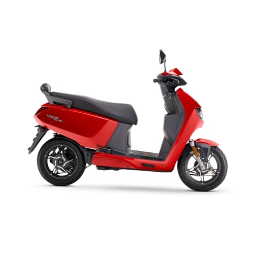 Image of VIDA VX2 Go 3.4 Electric Scooter by HERO MotoCorp, Removable Battery, 142 km IDC Range, 70 km /h Top Speed, Pearl Red (Ex-Showroom)