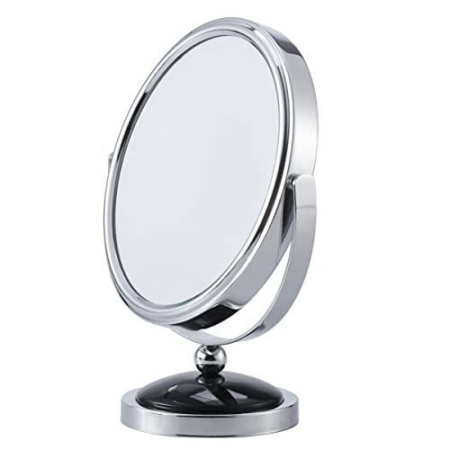 Baluue espejo maquillaje giratorio negro 360°