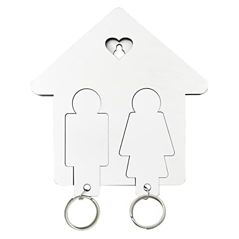 LAC Keychain Wood Couple | Keychain Home New Couple Gift Ideas For Anniversary | Keychain Couple Him And Her Home Gift Ideas | Wooden Wall Keychain Gift Couple Him And Her Cover