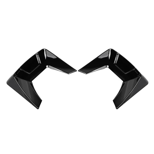 Spoilers para tapa de alforja trasera negra para Harley miniatura 4