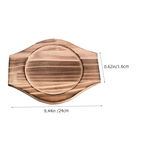 Salvamanteles de madera resistente al agua con asas para proteger encimeras 3