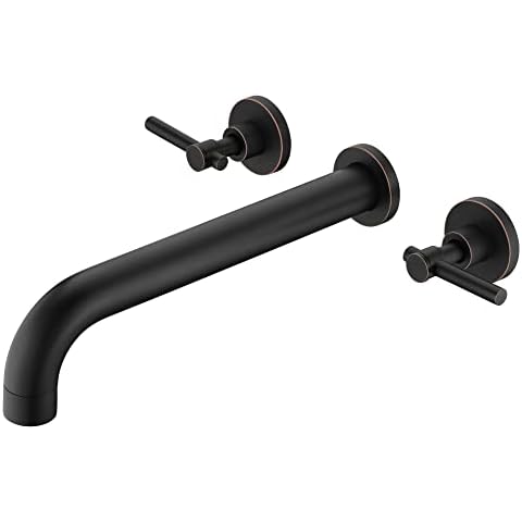 SUMERAIN Two Handle Wall Mount Tub Faucet Set Cover