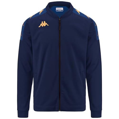 Kappa Sudadera GIULLIO, Sudadera Banda, Azul Marino, L, Hombre