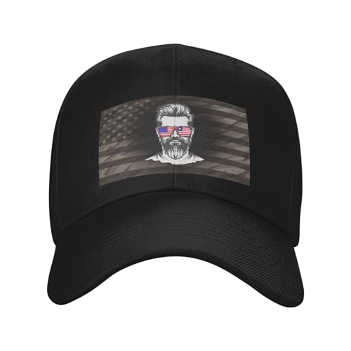 Liberian American Half Flag Boy USA Liberia Classic Duckbill Caps for Stylish Sun Protection Black