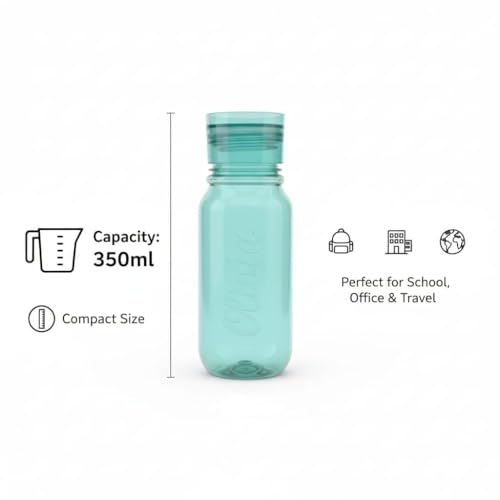 Image of Fridge Bottle Set | 350ml BPA Free Plastic Water Bottle | Hygienic, Leak-Proof, Food Grade, Non-Toxic, Odorless | Ideal for Home, Office, Travel & Fridge Use (multicolour, 350, Milliliters)