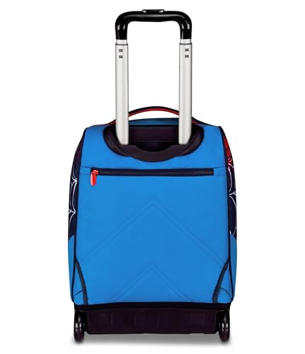 Seven Spiderman Big Trolley scolaire fixe, bleu, 2 en 1, double usage, chariot et sac à dos, sac à dos école primaire, enfant, bleu, Blu, Décontracté – vue 4