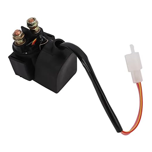 Startrelä, Motorcykel Startrelä 2 Pins 12V Universal Fit Easy Ignition för 4 Wheelers Go Karts Dirt Bikes Motorcyklar