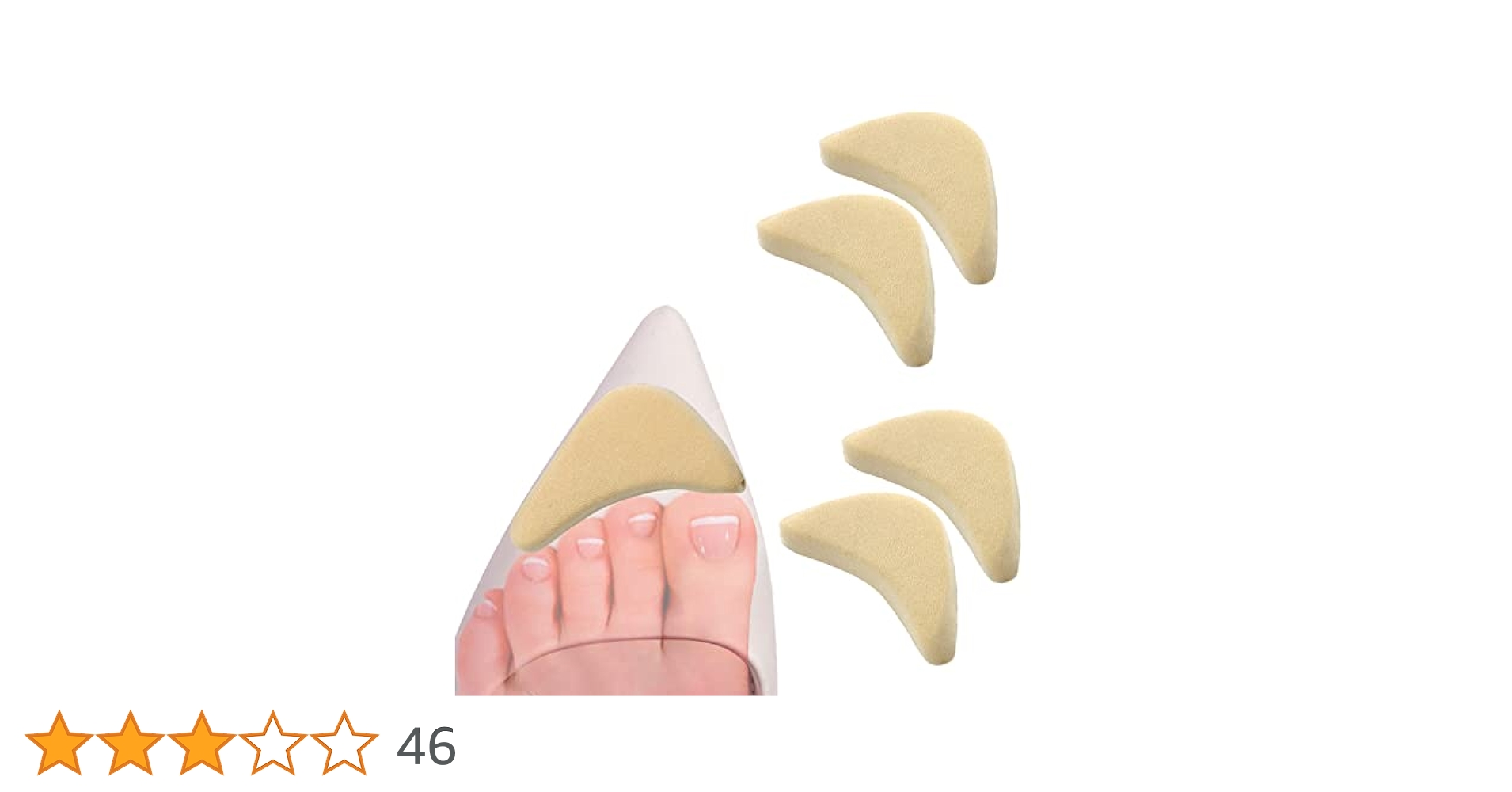 Amazon.co.jp: つま先クッション YOAYAO インソール スポンジ 低