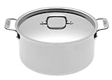 All-Clad Stainless Steel Stockpot Cookware, 8-Quart, Silver