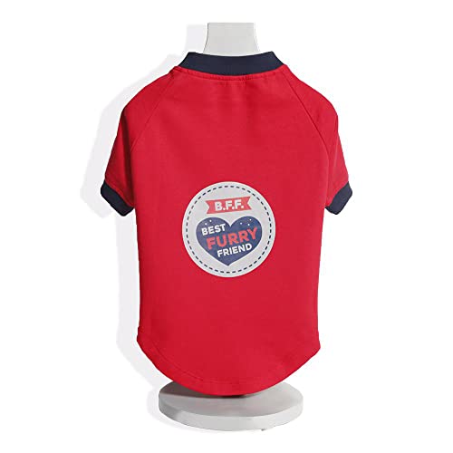 Image of Heads Up For Tails BFF Sweatshirt for Dogs - Red - 3XL
