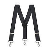 Suspender Store Classic Suspenders - 2-Inch Wide Elastic - Y-Back - Trigger Snap -...