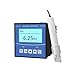 PH Meter Controller ORP Tester Acidimeter Sensor Electrode Probe Industrial Online PH Detector RS485 4-20MA Glass Electrode(ZHQ-ORP-02)