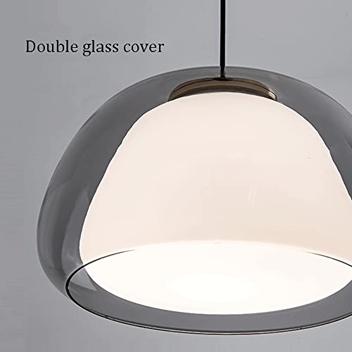 Lustre E27 en verre pour éclairage de restaurant et chambre - 7