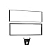 Metra 99-5512 Ford/Lincoln/Mercury Multi Kit 1979-2000 Snap-In Installation with Locking Side Springs