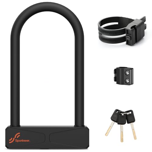 Sportneer 16mm Anti-Theft U Lock