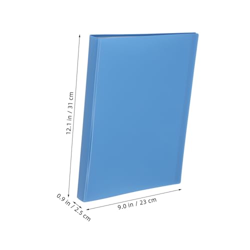 Porte-documents A4 PP bleu DOITOOL 5 pièces avec poches multiples - 2
