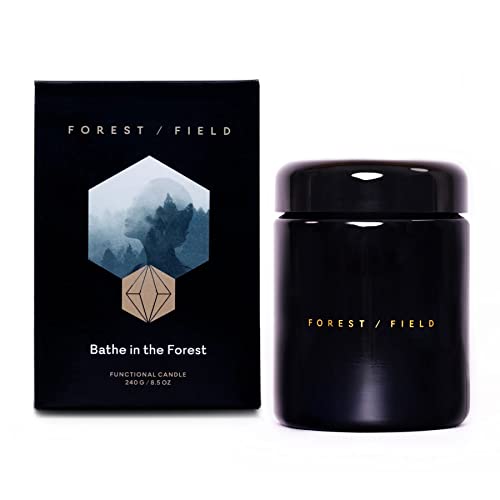 Forest Field Bathe in The Forest Candle | Meditation & Relaxation Candle Functional, Aromatherapy Candle with Natural Terpene Oils, Auto-Immune Safe | Gifts for Women | Clean Products