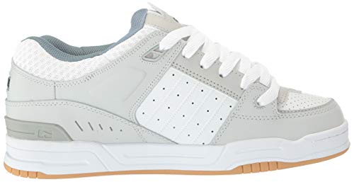 Image of Globe Men's Fusion Skate Shoe, Light Grey /White /Dusk, 11 Medium US