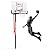 IGL In ground Basketball Hoops Outdoor, 10ft Height Adjustable Basketball Goal In ground with Shatterproof Backboard and Pro-Style Rim (52 inch Backboard)