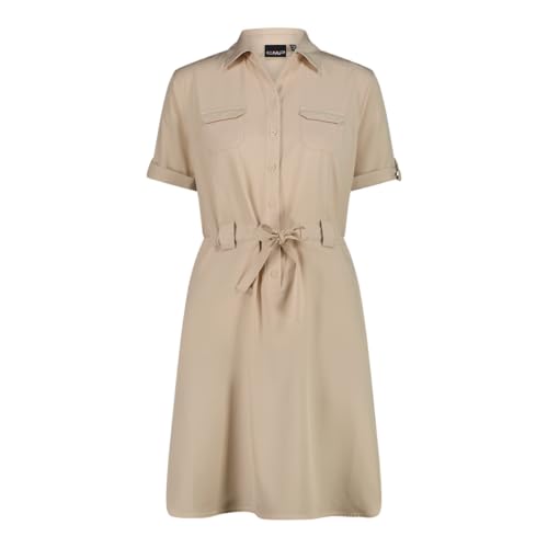 Robe chemisier technique pour femme avec détails pratiques modèle 36S5756