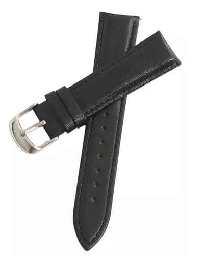 Pulseira Relógio E Smart Couro Engate Rápido. Quick Release.LC45 Tamanho:20 mm;Cor:Preto inteira