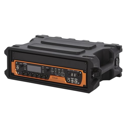 Gator Cases Pro Series geformter 3U Rack Case mit flacher 13 Tiefe; (G-PRO-3U-13), schwarz