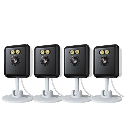 4pcs Full HD WiFi Security Cameras for Home
