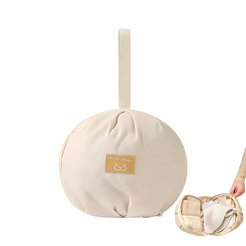 Travel Underwear Organizer Bag:Portable Luggage Organizer for women Multi-Compartment Storage Bag for Clothes Bras and Accessories Ideal for Suitcases and Carry-Ons