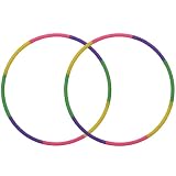2 PCS Hula Hoop Reifen Kinder, hullahub Reifen für Kinder,Verstellbare Hullahub Reifen für Outdoor Sport, Fitnessübungen Und Gemeinsame Familienspiele, Zwei 58 cm Hochwertige Hula Hoop Reifen