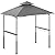 Grill Gazebo 8'x 5' Outdoor Grill Canopy BBQ Gazebo w/Air Vent, Barbecue Gazebo Canopy with 7 Hook Tools for Patio Backyard Barbecue Picnic, Grey