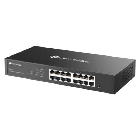 Image of TP-Link SWITCH 16P Gigabit LAN TP-LINK ES216G Easy Managed - cust.in acciaio - montabile su rack 1U 13 (integ,contr.Omada S Fino:31 /03