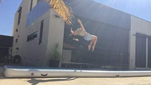 Miniatura 3 de 86 York Tapete inflable de 8 pulgadas de grosor, 27 pies, 30 pies, 40 pies, 50 pies, tapete de aire para gimnasia con bomba eléctrica para edición