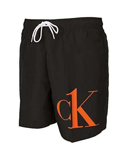 Calvin Klein Boxer Sea Pool Mann Badebekleidung CK Artikel KM0KM00590 MEDIUM Drawstring, BEH Pvh Black, M