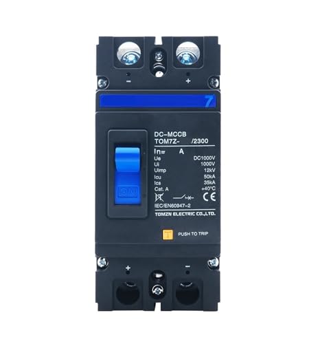 Disjoncteur de boîtier 1000V 2P pour éviter les pannes de surcharges solaires 200A