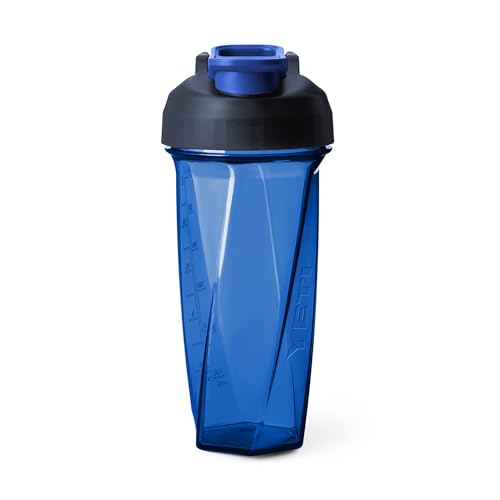 Image of YETI Yonder Helimix Vortex Blender Shaker Bottle Holds up to 27oz | No Blending Ball or Whisk | USA Made | Portable Pre Workout Whey Protein Drink Shaker Cup | Dishwasher Safe, Royal Blue