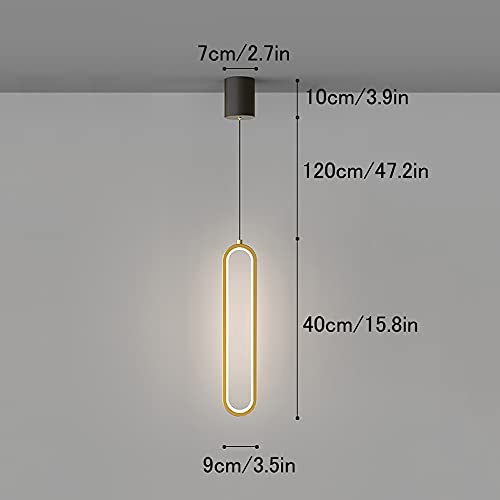 Lámpara led de araña antirreflejos con pantalla acrílica para dormitorio 7
