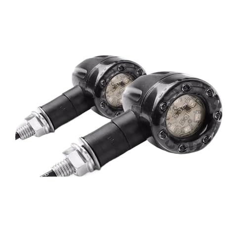 Clignotant Moto Universel LED avec Feu de Stop Arrière pour Custom Chopper et Cruiser