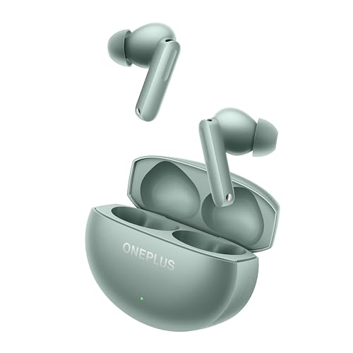 Image of OnePlus Buds 4 Bluetooth Wireless Earbuds, Zen Green, E513A, in-Ear, True Wireless with Active Noise Cancellation