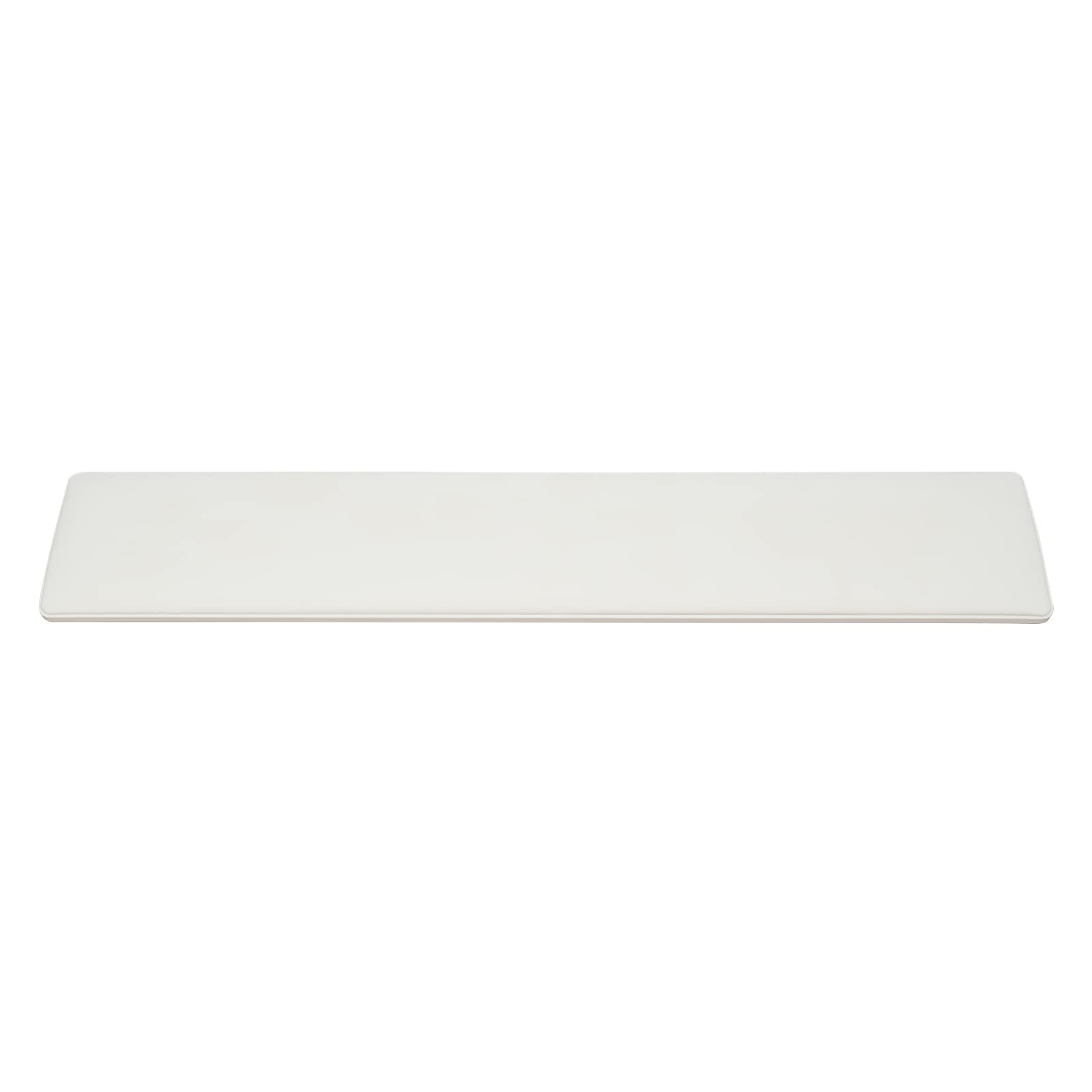 Akko Reposamuñecas con viscoelástico, soporte acolchado para evitar dolor de muñeca (blanco, 390 x 70 x 19 mm)