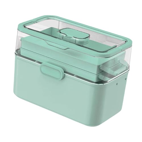Boîte à pharmacie de table multicouche au design transparent épuré haut de gamme