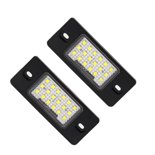 Luz de matrícula para VW Tiguan y Golf 5 Wagon con dos piezas de iluminación trasera
