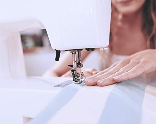 Windman Sewing Hemming Set Includes 3Pcs Wide Hem Foot,3Pcs Narrow Rolled Hem Presser Feet,Bias Tape Binder Foot and Adjustable Guide Presser Foot for Brother Singer Janome Low Shank Sewing Machine