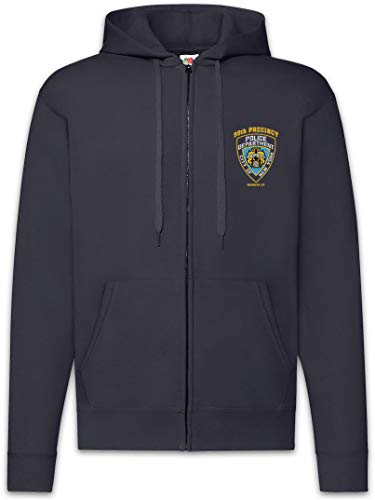 Sweat à capuche pour homme Urban Backwoods Badge 99th Precinct Zip Hoodie